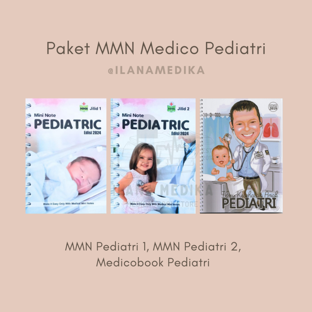 Paket Buku Saku Kedokteran MMN Medicobook Pediatri Anak Pediatric