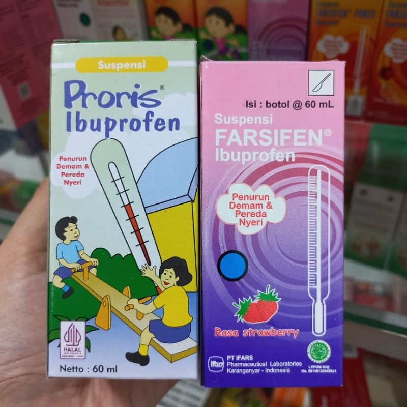 Proris Suspensi 60ml - Proris sirup | Farsifen Suspensi - Farsifen Sirup