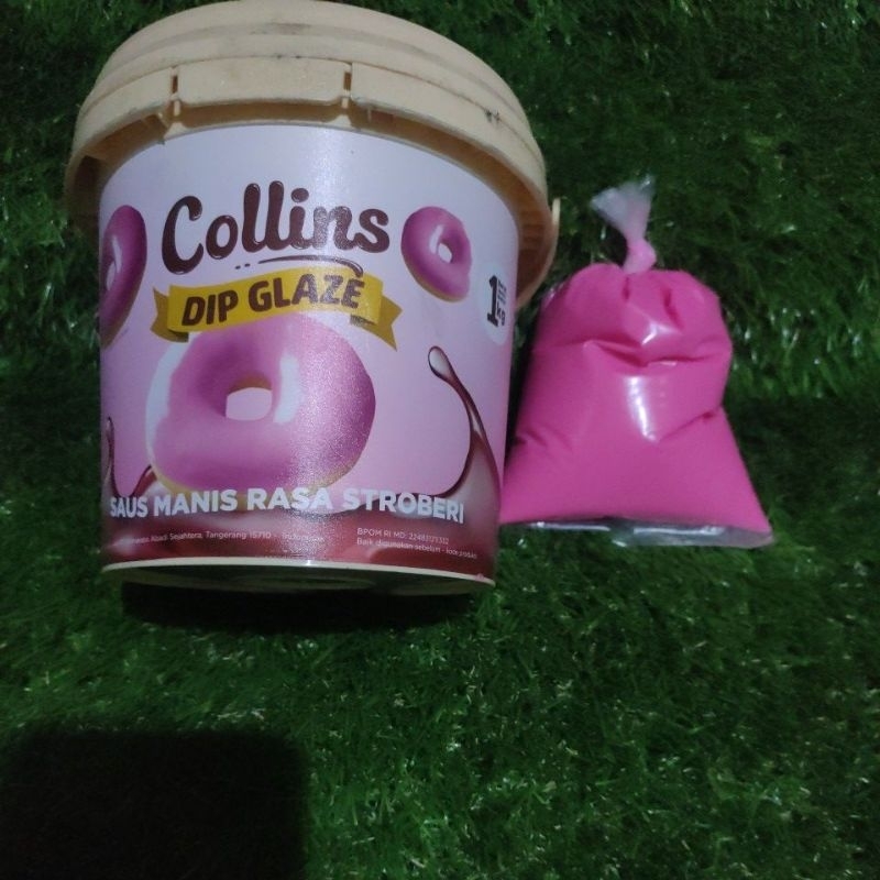 

Collins glaze Strawberry Repack 250gr