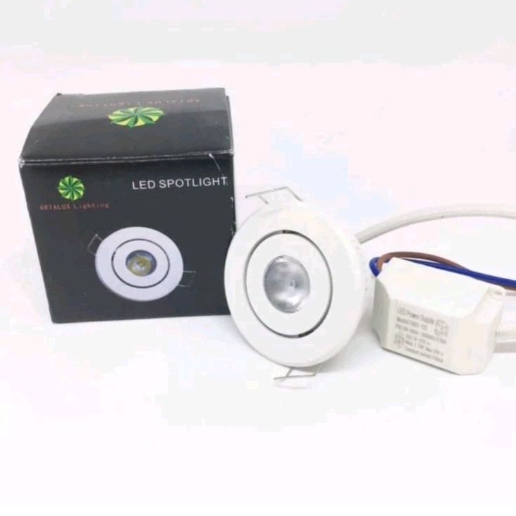 Lampu Sorot Spotlight COB 1W Inbow/ Lampu Downlight Spotlight Mini 1W Inbow