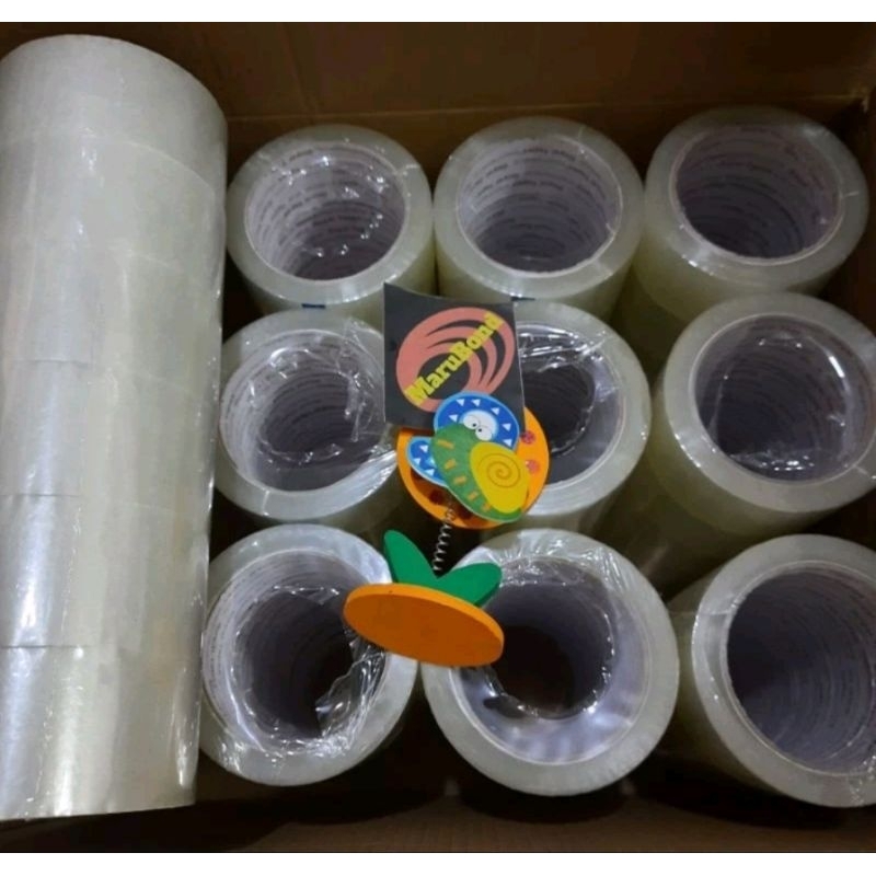 

Promo 1 dos lakban bening 48 mm x 100 yard merk Marubond