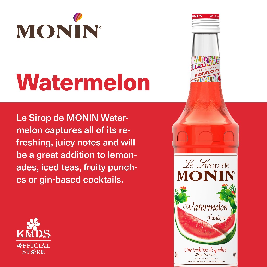 

MONIN Watermelon syrup 70 CL 700 ML