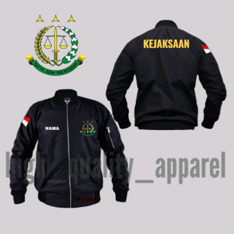 jaket bomber kejaksaan pul bordir jaket kejaksaan