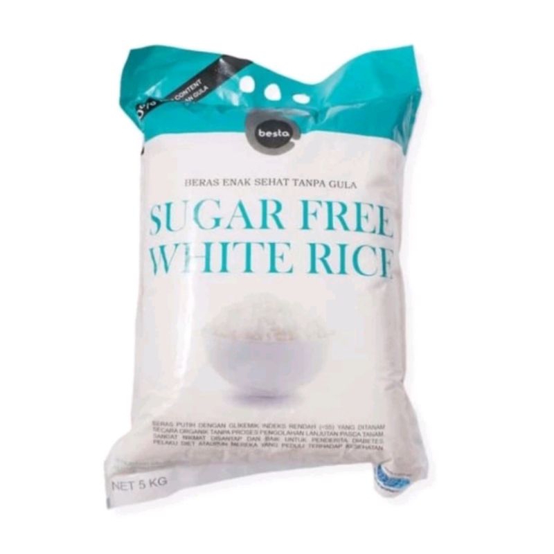 

Besta Rice Sugar Free 5kg Beras diabet Bebas Gula
