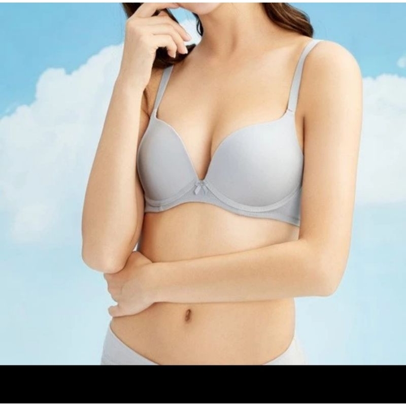 young hearts push up bra bahan tencel modal serap keringat pakaian dalam wanita