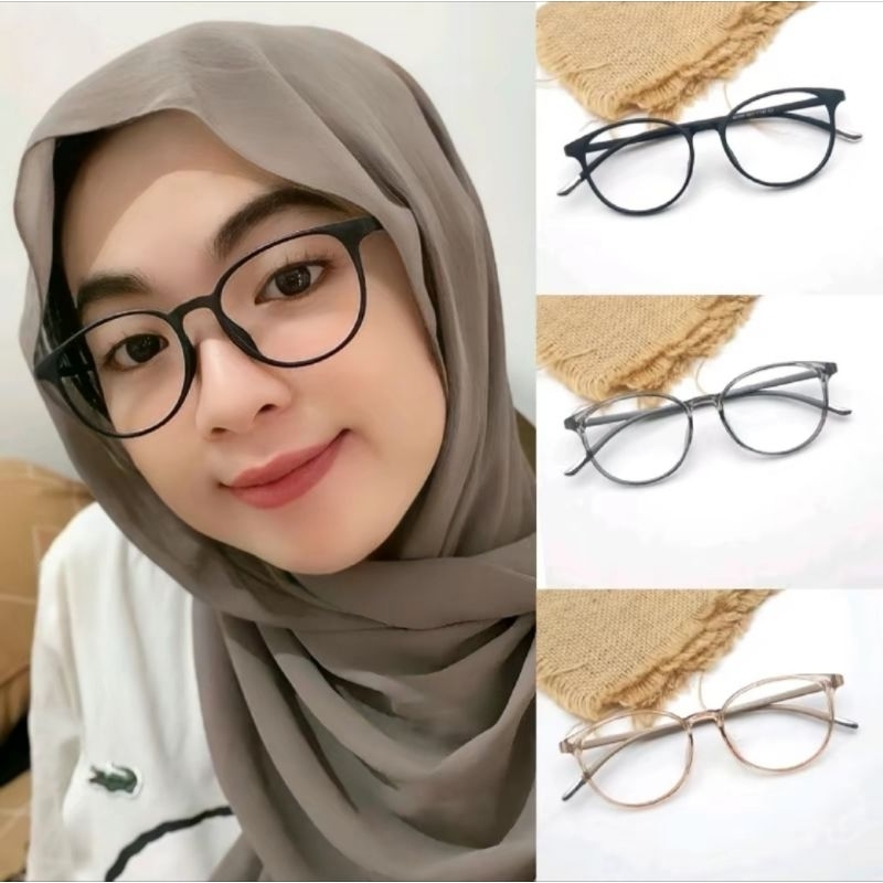 Kacamata photocromic Tr 5004 kacamata antiradiasi wanita kacamata pria