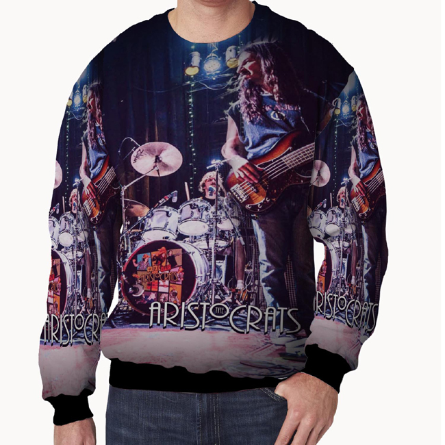 Crewneck The Aristocrats Rock Band Sweater Fullprint Bahan Polyester Jersey | PO 3 Hari