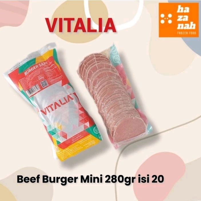 

Vitalia Beef Burger Mini isi 20