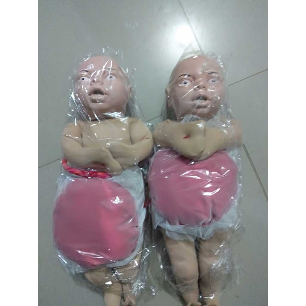Phantom Manikin Bayi kain plasenta kepala fiber | Alat/Peraga/Phantom/Manikin/Akper/Kebidanan