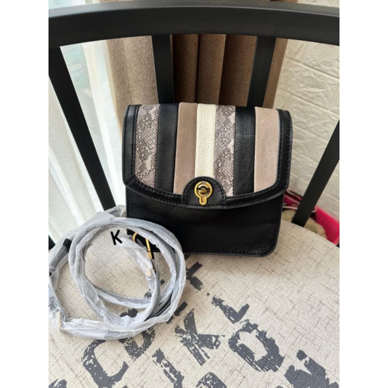 tas ocil ainsley small crossbody chevron patchwork original