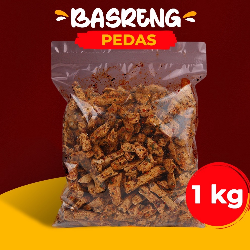 

COD Basreng Pedas daun jeruk 1 kg Murah
