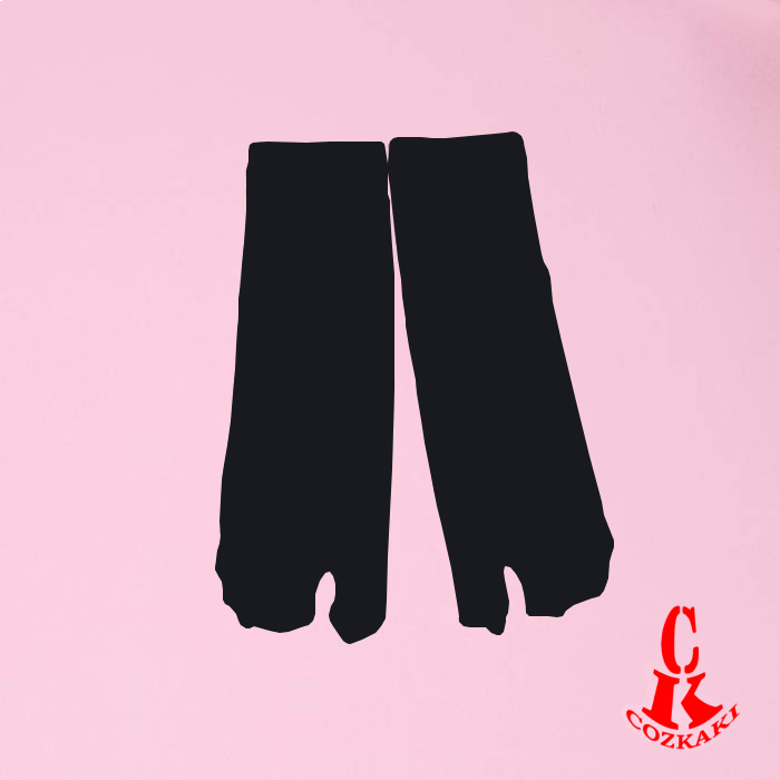 MUSLIMAH SOCKS/ KAOS KAKI JEMPOL/ KAOS KAKI 2 JARI WARNA HITAM