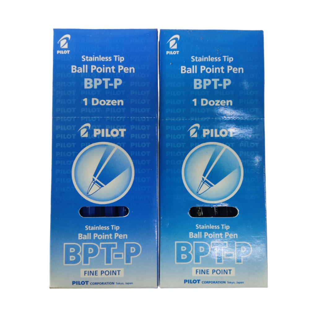 

(1 PAK) Bolpoin / Bolpen Pilot BPTP Tinta Hitam & Biru