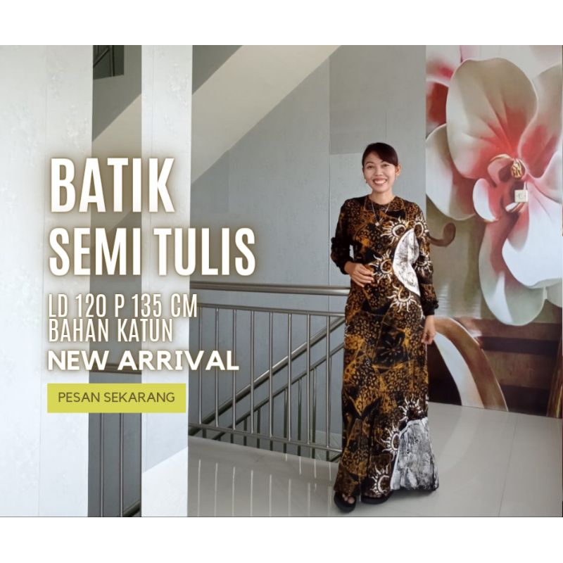 Gamis Batik Semi Tulis