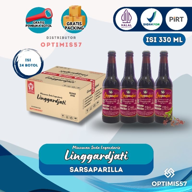 [INSTANT] LIMUN LINGGARJATI SARSAPARILLA | 24 BOTOL | MINUMAN SODA JADUL 1948 SOAP