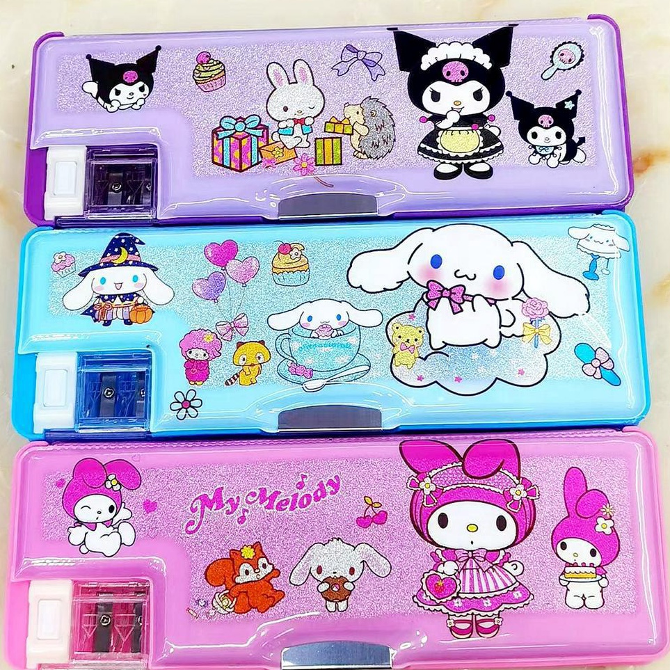 

Lebih Kekinian KOTAK PENSIL magnet SANRIO CINNAMOROLL KUROMI PENCIL CASE