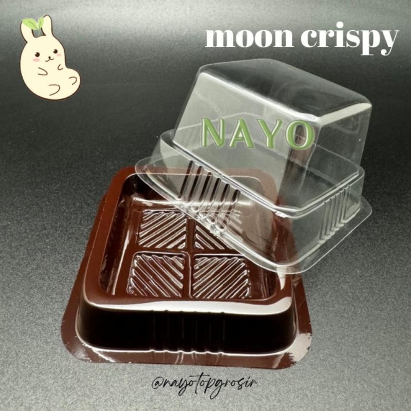 Mika puding MOON CRISPY mochi mini kotak mochi (50 pcs) - Tray mooncake ichigo daifuku