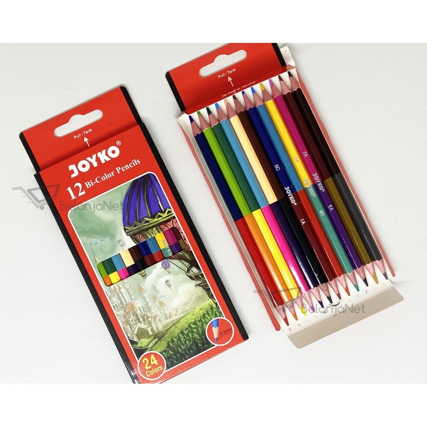 

Big Promote Pensil Warna BiColor Joyko CPBi11 1 SET 24Warna