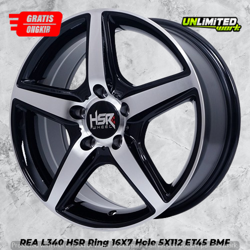 Velg Racing Untuk Mobil Mercedes Benz Mercy Warna Two tone R16 HSR REA