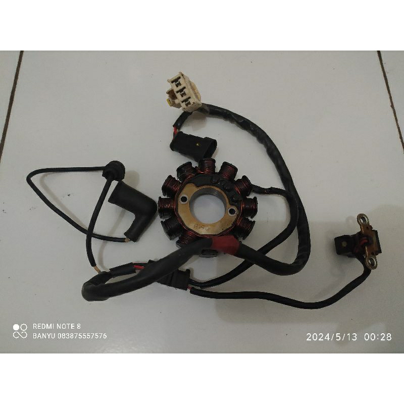 spul pengapian vespa matic 3v iGet Piaggio sprint primavera LX S original copotan