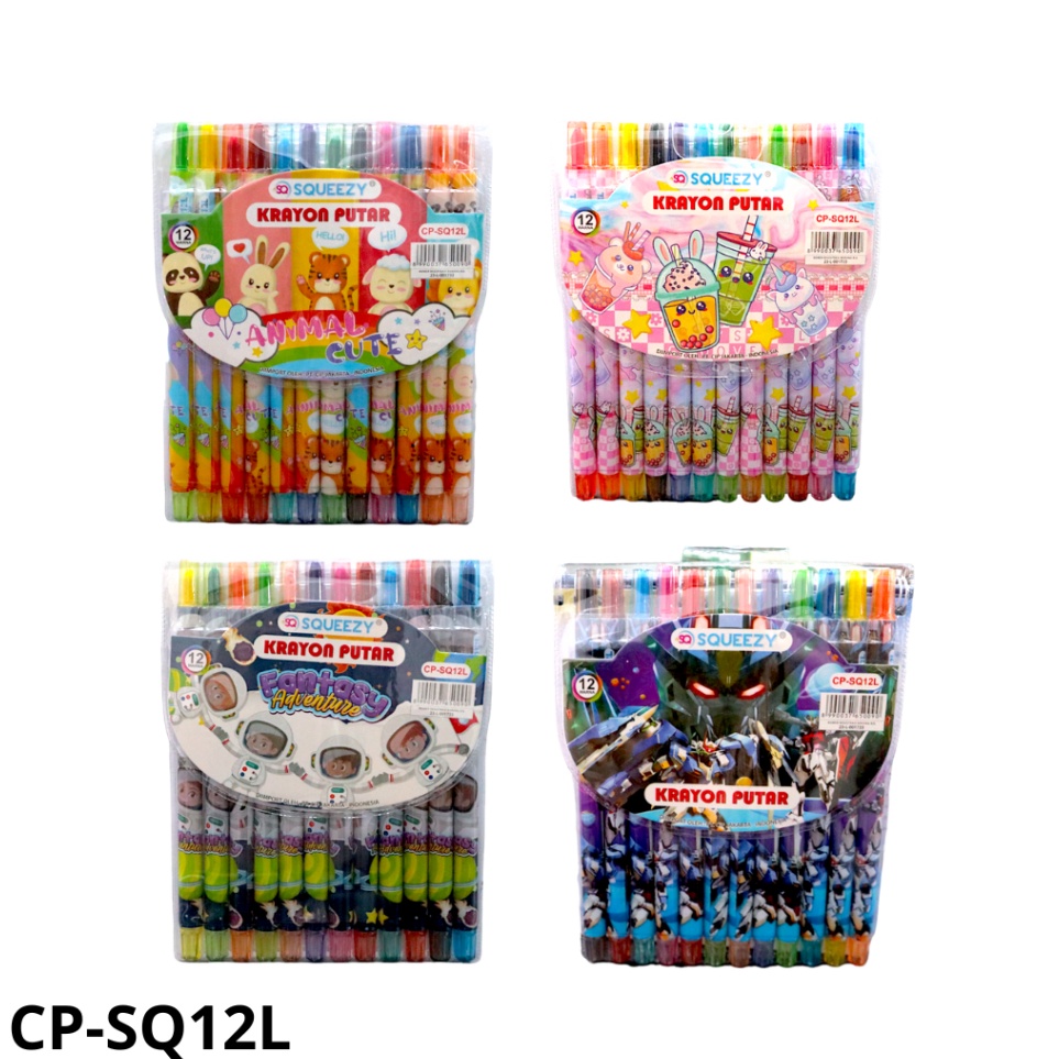 

Best Quality KRAYON CRAYON PUTAR PANJANG CRAYON KARAKTER ANAK CPSQ12L