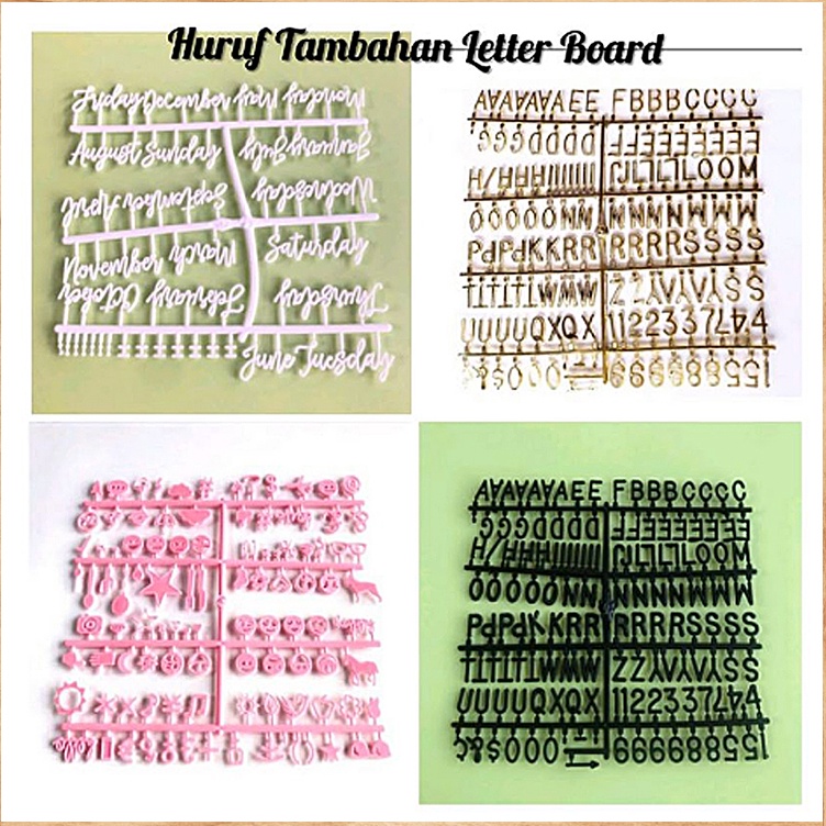 

Super Belanja Grosir Murah 2 cm Huruf Tambahan untuk Letter Board Papan Nama Bayi Menu Cafe Properti Foto Extra Huruf untuk Papan Nama Bayi