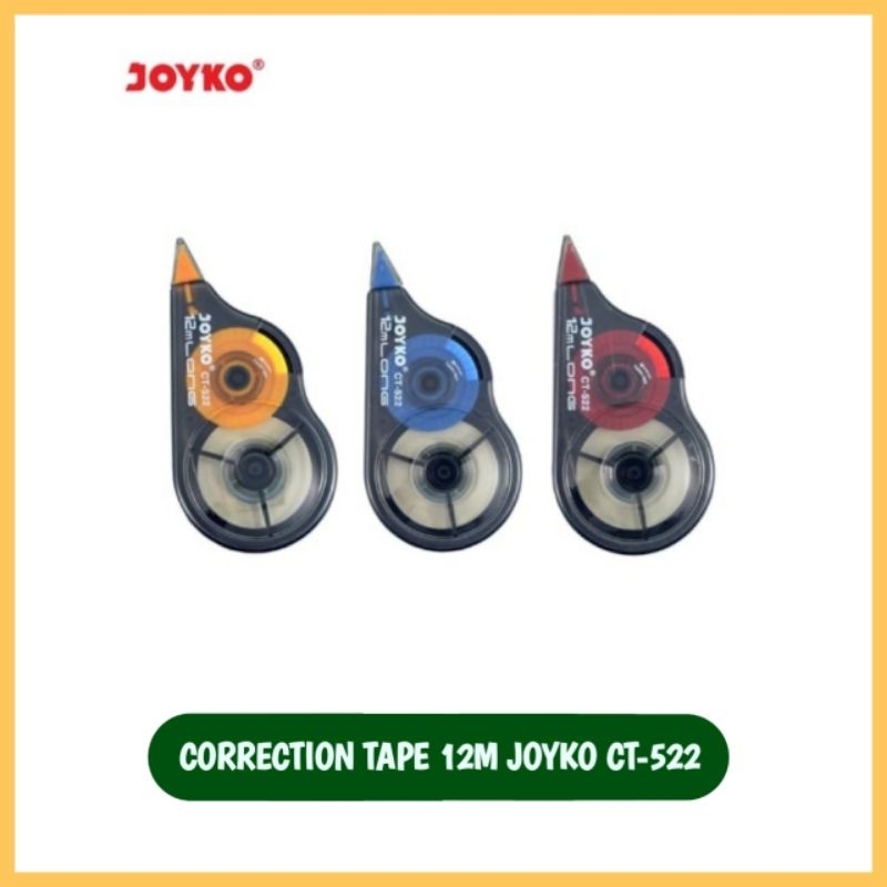 

Tipex / Correction Tape Kertas 12m Joyko CT-522 (PCS)