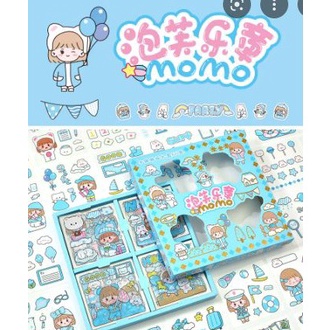 

Serba Baru GK ORIGINAL Stiker Momo 1 lembar pcs box 1pcs 2d lembar Botol Minum Viral Korea Anak Lucu Sticker Kartun Motif Anti Air Dekorasi Handbook Scrapbook DIY Waterproof Dapet Box