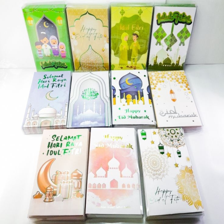 

Kejutan Hemat Amplop Lebaran Idul Fitri Panjang Serbaguna Motif Islamiah Isi 253pcs Angpo Lebaran