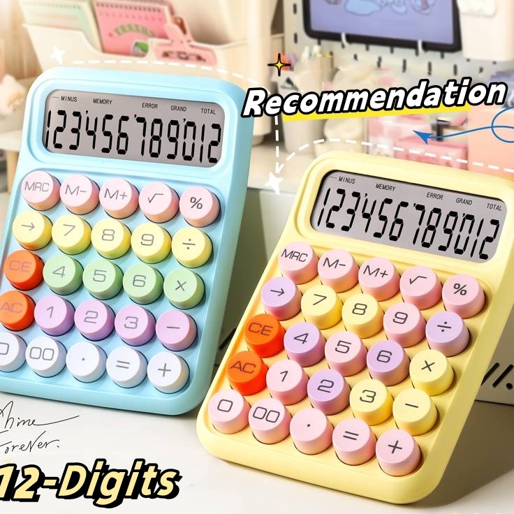 

Sekarang Promo Kalkulator Dopamin Kalkulator Elektronik Warna Permen 12digit Display Besar Keyboard Dot Mekanik Tombol Besar Lucu Presisi Alat Tulis Komputer