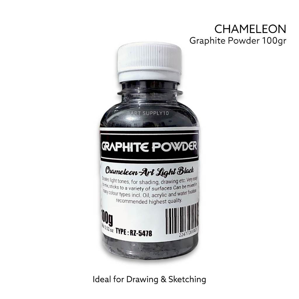 

Graphite Powder Chameleon 100gr - Serbuk Gambar