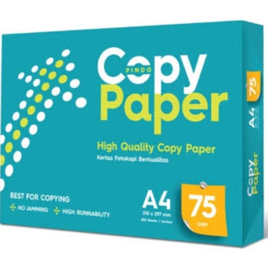 

KODE T4S5 Kertas A4 75GSM Copy Paper