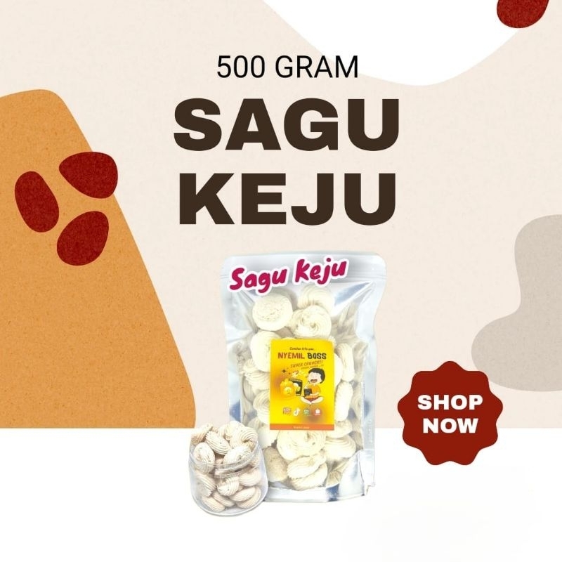 

SAGU KEJU 500 GRAM - CEMILAN SNACK KEKINIAN