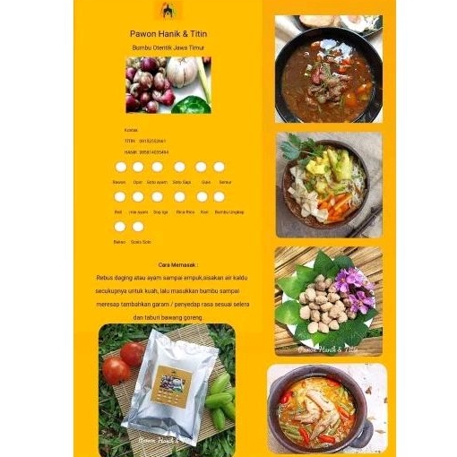 

Bumbu Khas Jawa Timur ( Sertifikasi halal)