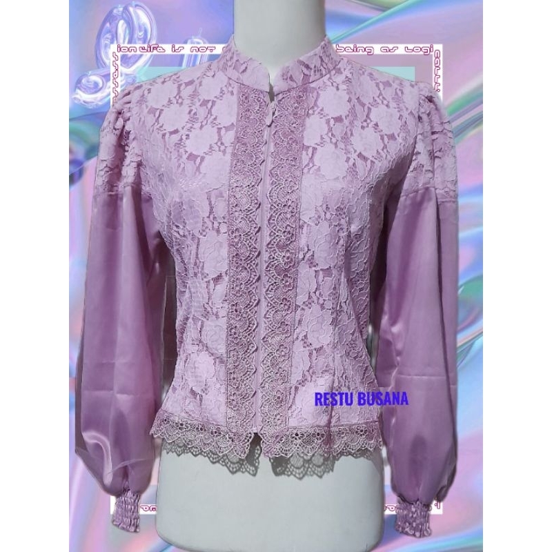 blus brokat | outer brokat | atasan brokat