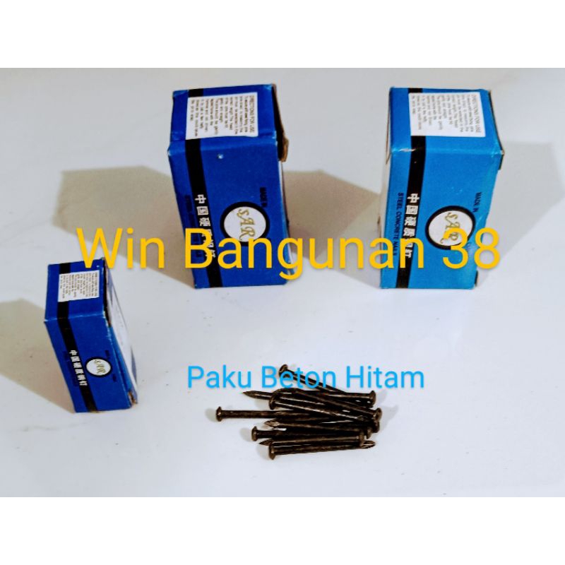 Paku Beton Hitam/Paku Tembok Hitam/Paku Dinding