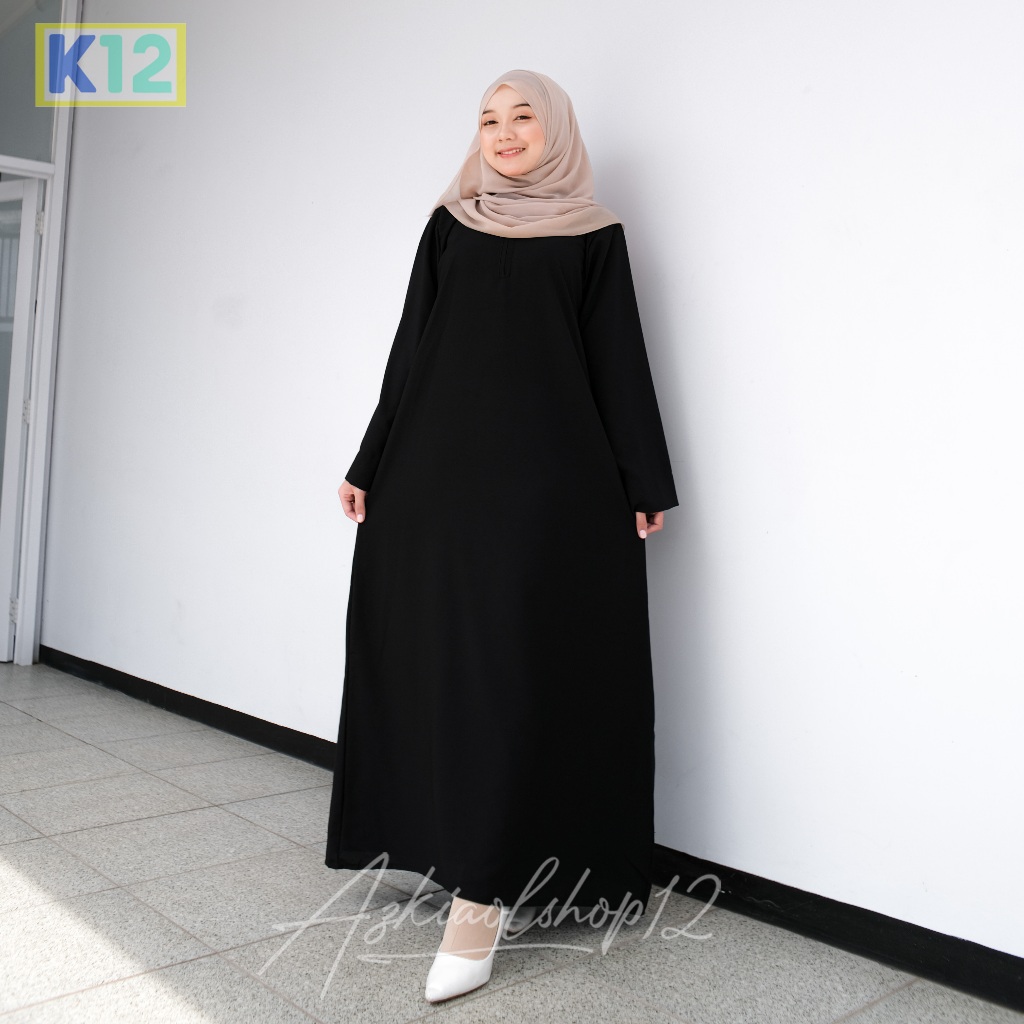 BASIC ABAYA POLOS|ABAYA MUSLIMAH|ABAYA LEBARAN|abaya turki