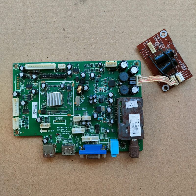 mb mobo mainboard tv POLYTRON PLD24D301 original copotan