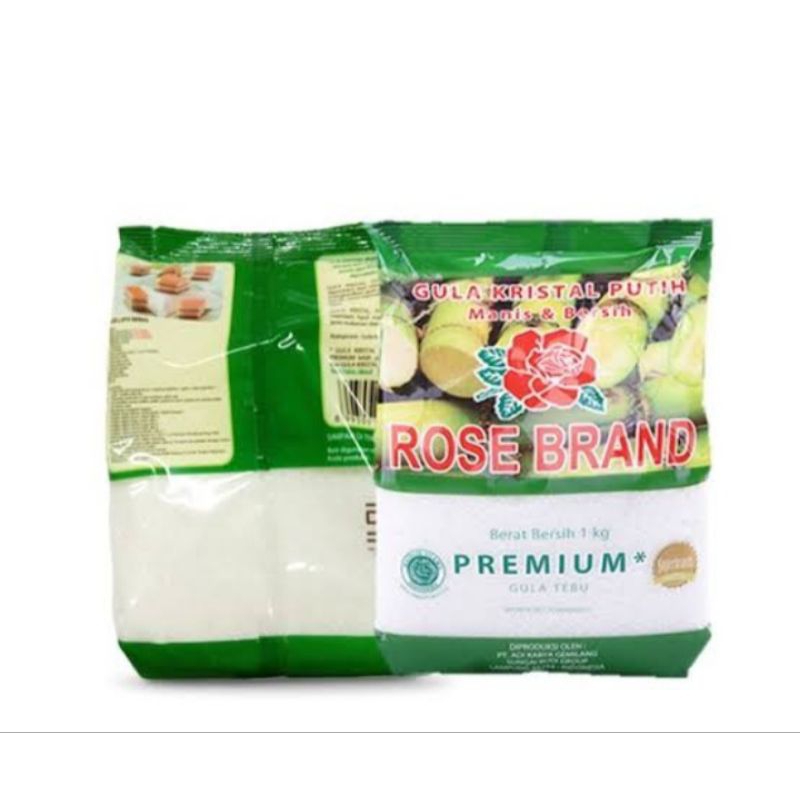 

Gula pasir rosebrand kemasan 1kg
