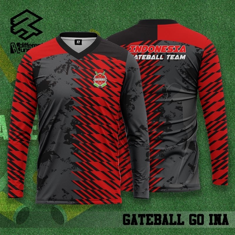 Jersey Olahraga Gateball Printing Premium Limited Edition GATEBALL GO INA