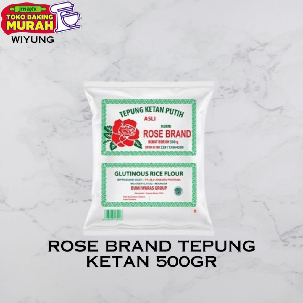 

ROSE BRAND TEPUNG KETAN 500GR