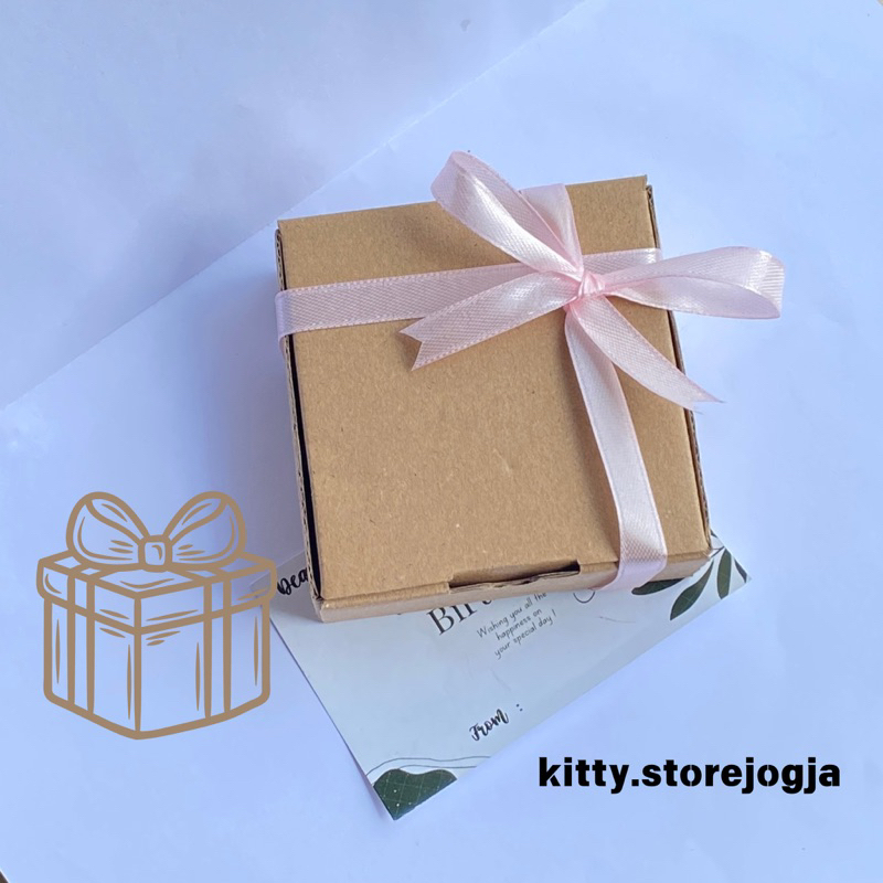 

TAMBAHAN BOX + KARTU UCAPAN UNTUK KADO