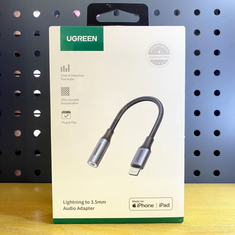 Ugreen Converter Splitter Lightning to Jack Audio 3.5 For Iphone Mfi