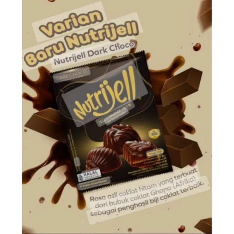 

Nutrijell Dark Choco 24g