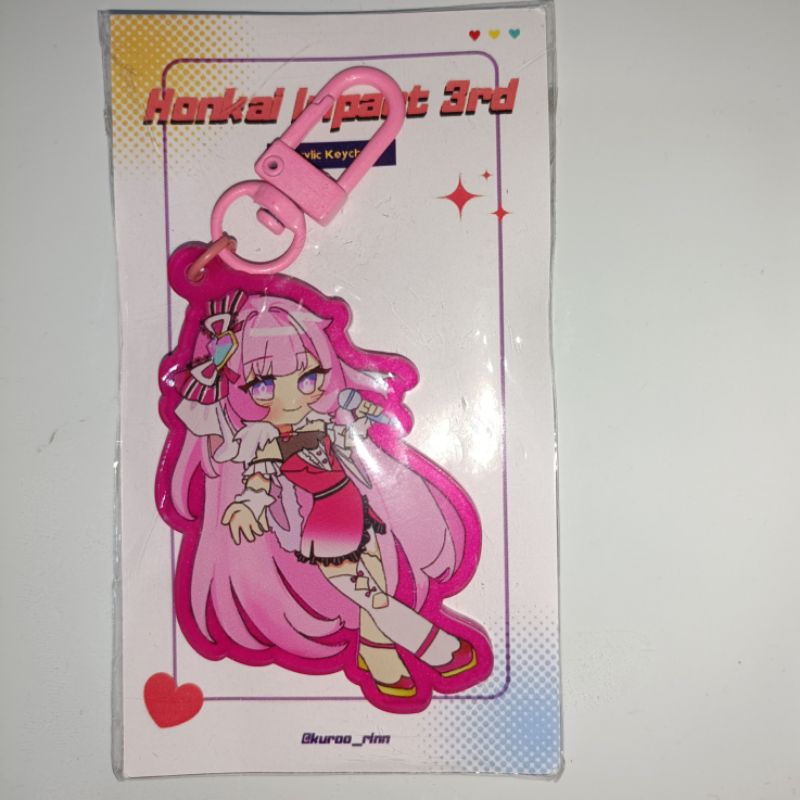 Honkai Impact 3rd Hi3 Elysia Keychan Gantungan Kunci