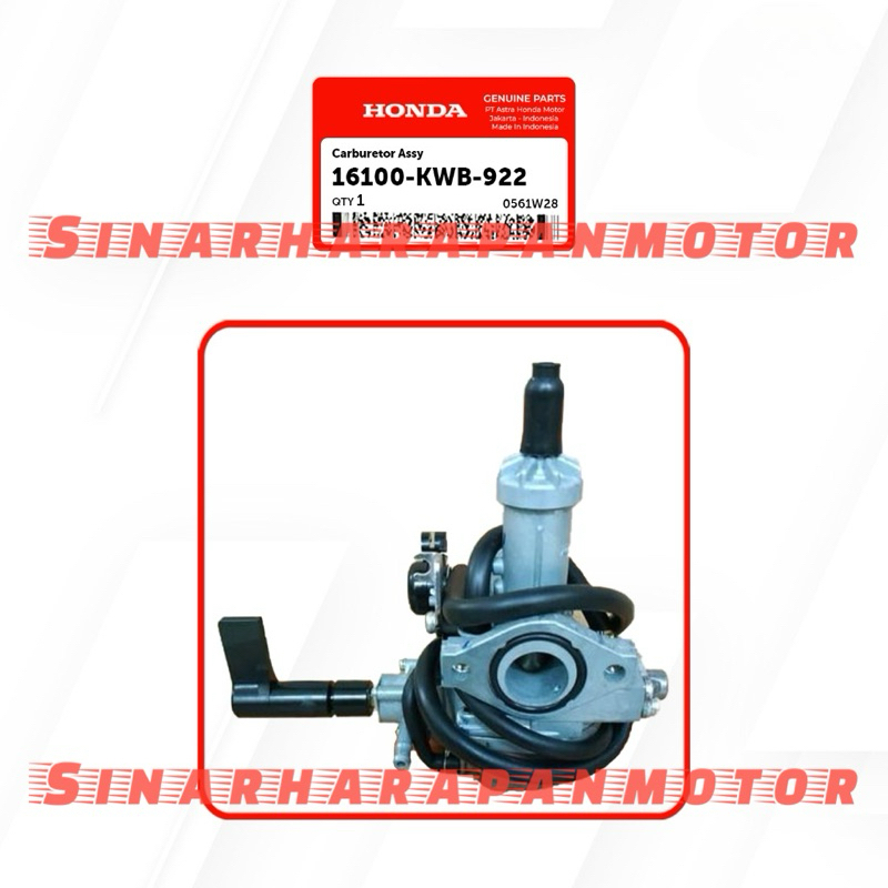 Karburator/ Karbu/ Carburator Assy Honda Blade 110 Karbu, Revo Absolute [16100-KWB-922]