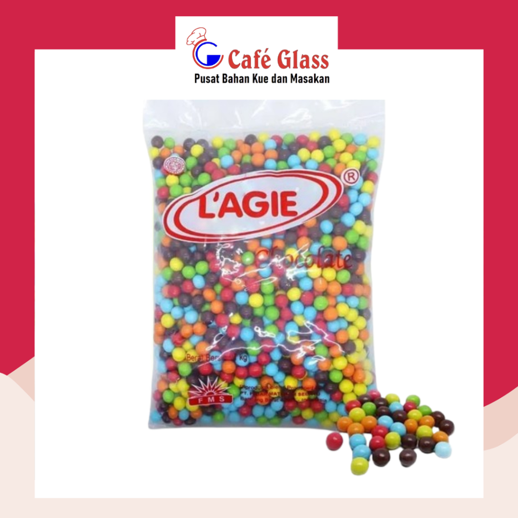 

L'AGIE Chocolate Golden City Mini Warna Warni-Repack 100Gr