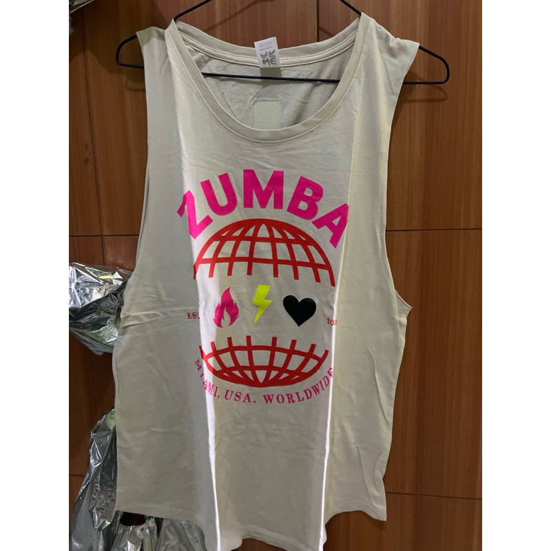 preloved tanktop ZUMBA WEAR ORIGINAL