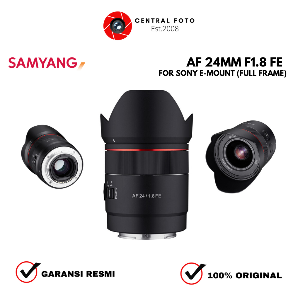 Samyang AF 24mm f1.8 for Sony Samyang 24mm f1/.8 Sony GARANSI RESMI