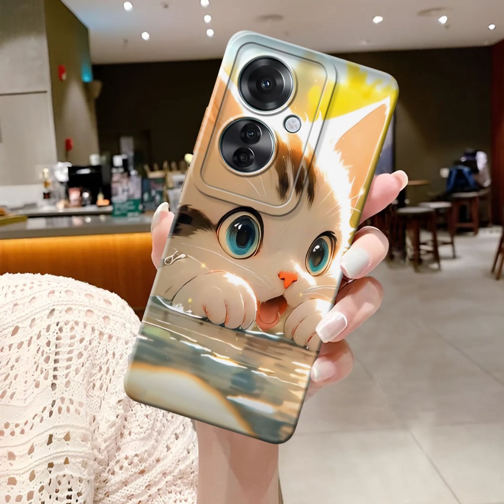 (PC04) Case Oppo Reno 11F 5G  Fashion Case Procamera Macaron Silikon TPU